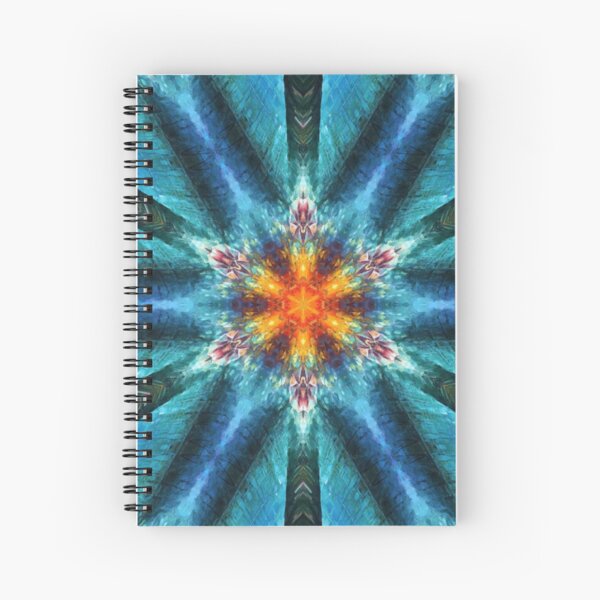 Motif, Visual Art, Kaleidoscope Spiral Notebook