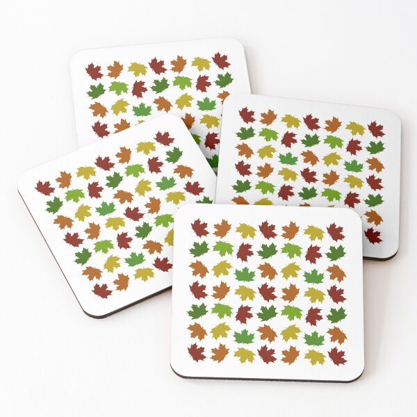 Item preview, Falling Autumn Maple Leaves designed and sold by RainbowBean.