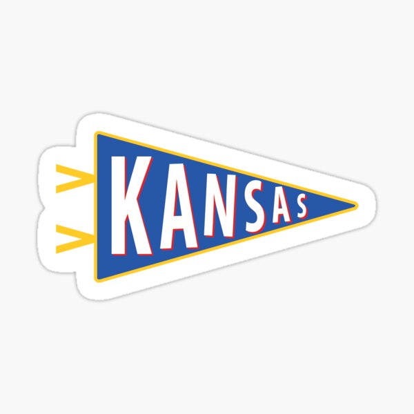 KU Pennant Sticker