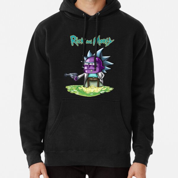 Jellybean Rick Sanchez Laser Gun Pullover Hoodie