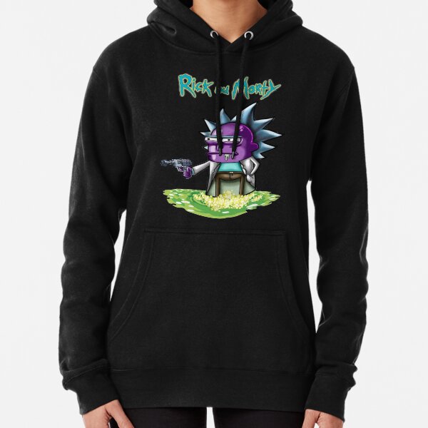 Jellybean Rick Sanchez Laser Gun Pullover Hoodie