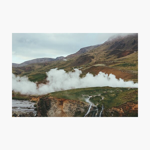 The Geysers of Selfoss Photographic Print
