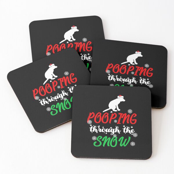 Item preview, Dog Pooping Through The Snow Christmas Shirt Poop Emoji Santa designed and sold by wordsonly.