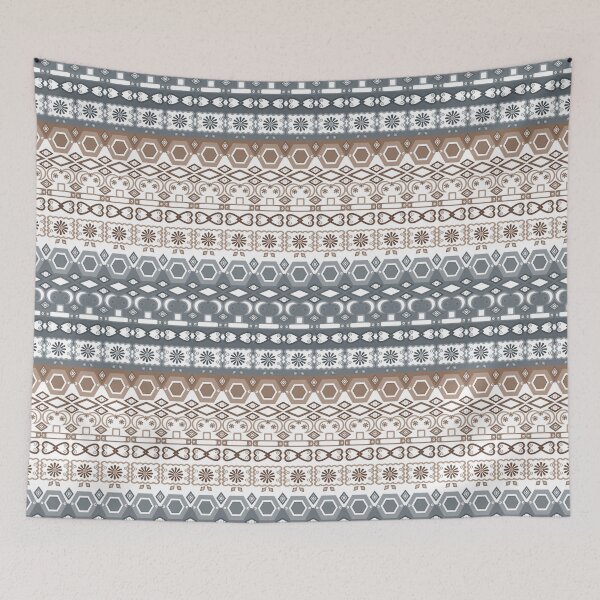 Item preview, Gray beige ornament  designed and sold by fuzzyfox.