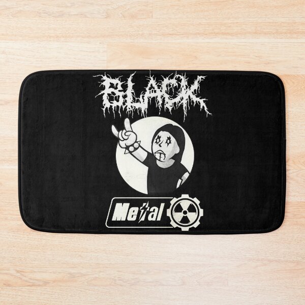Item preview, Black Metal Fan (nuclear logo)  designed and sold by Kaijester.