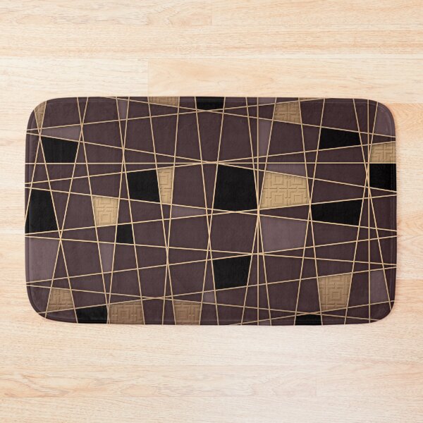 Item preview, Brown geometric pattern designed and sold by fuzzyfox.