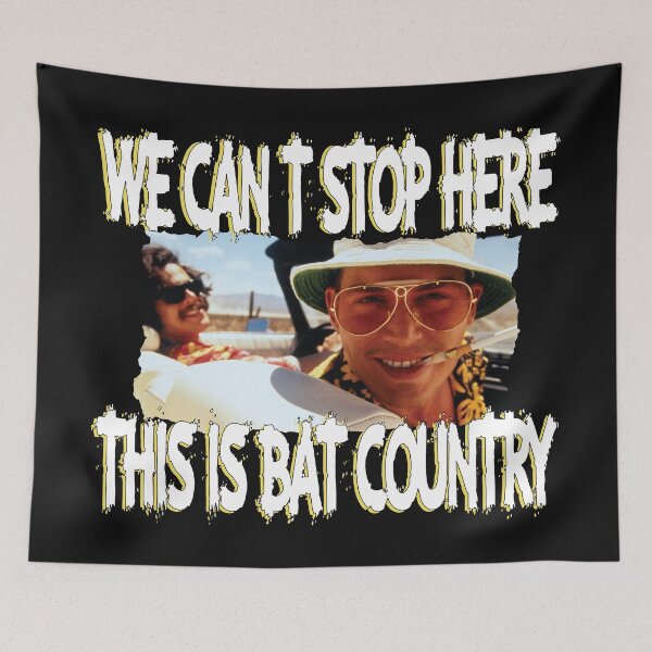 Item preview, Fear & Loathing Bat Country designed and sold by getpressedshirt.