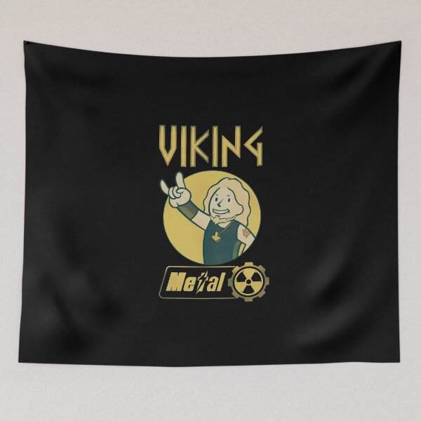 Item preview, Viking Metal Fan (nuclear logo)  designed and sold by Kaijester.