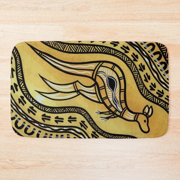 Item preview, Authentic Aboriginal Art - Kangaroo designed and sold by HogarthArts.