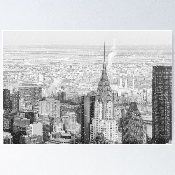Item preview, New York City - Snow Falls - Chrysler Building designed and sold by Vivienne Gucwa.