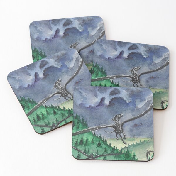 Item preview, Thestrals in Flight designed and sold by Glbark.