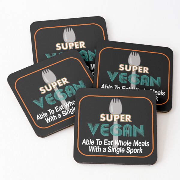 Item preview, Super Vegan with a Spork designed and sold by NoBonesLife.