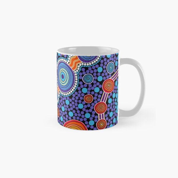 Item preview, Authentic Aboriginal Art - The Journey Blue designed and sold by HogarthArts.