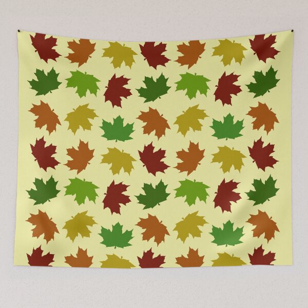 Item preview, Falling Maple Leaves in Autumn (Almost Camo) designed and sold by RainbowBean.