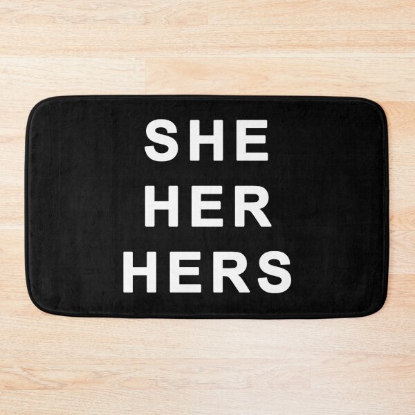 Item preview, She Her Hers - Gender Identity Pronouns designed and sold by bpcreate.