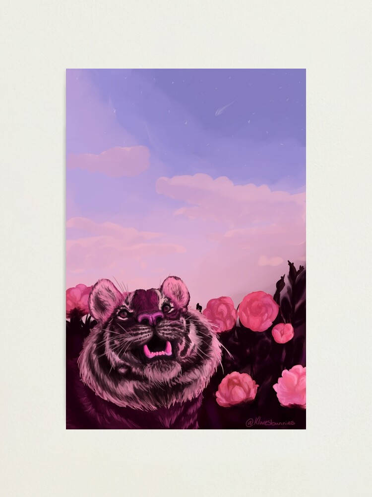 Alternate view of Pink Tiger Photographic Print