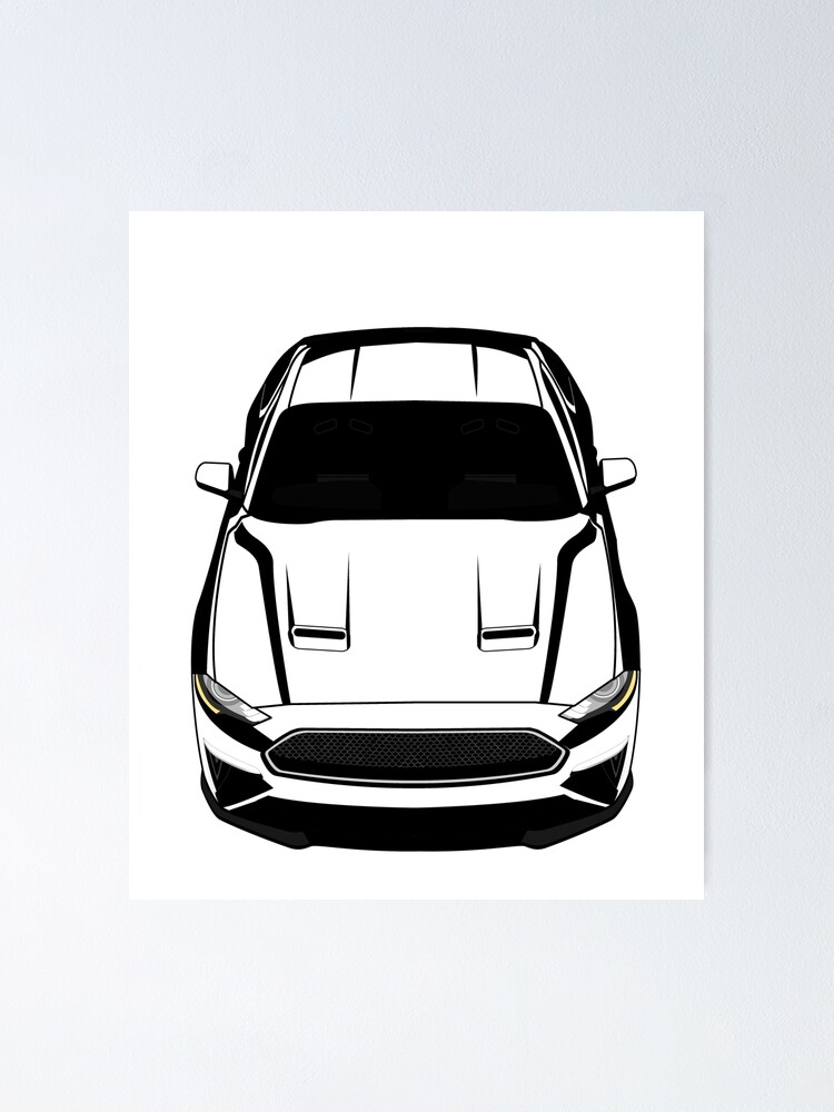 Thumbnail 1 von 3, Poster, Mustang Bullit 2019 designt und verkauft von V8social.