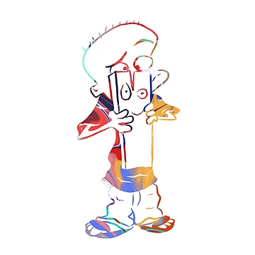 Artwork thumbnail, Scared Johnny and Plank by RoserinArt