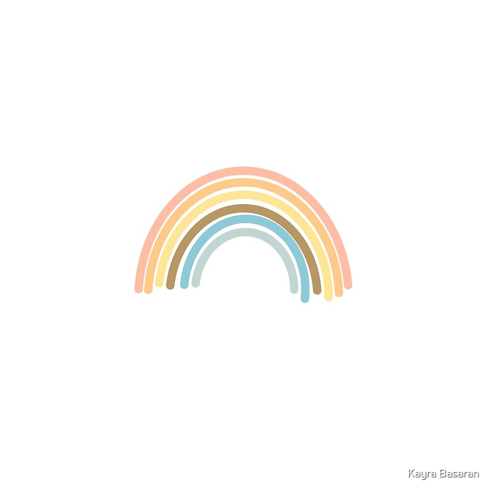 Rainbow Pastel Vsco Aesthetic By Kayra Basaran Redbubble