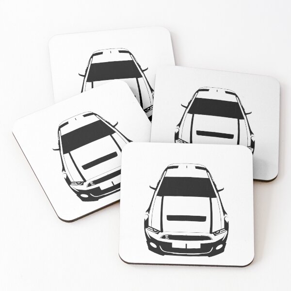Item preview, Mustang GT500 2013-2014 - White lines designed and sold by V8social.