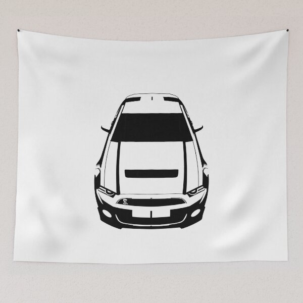 Item preview, Mustang GT500 2013-2014 - White lines designed and sold by V8social.