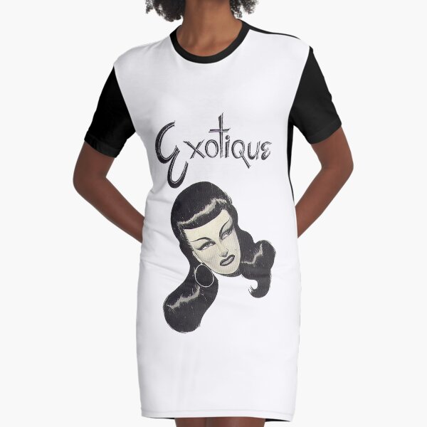 Exotique Graphic T-Shirt Dress