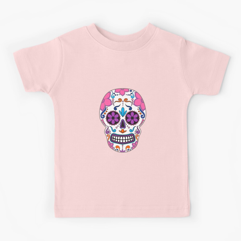 Cute Sugar Skull Mexican Dog Halloween Dia De Los Muertos T Shirt