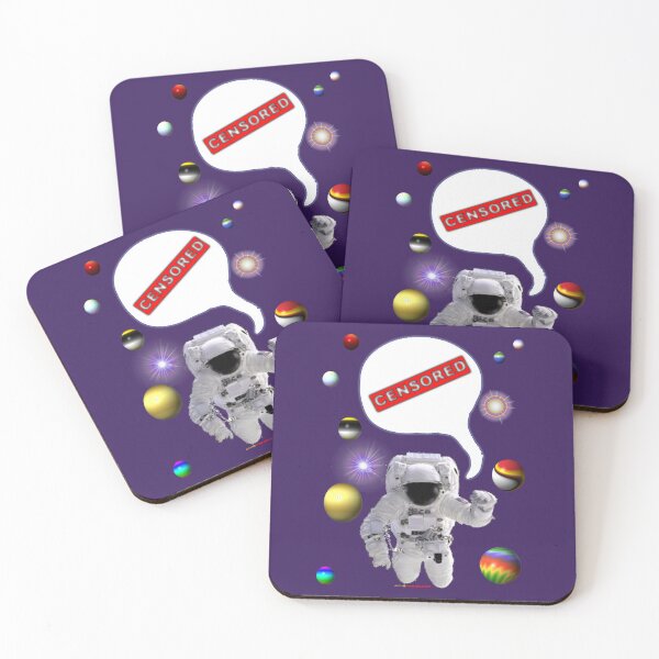 Item preview, Astronaut Says Design -Censored  designed and sold by muz2142.