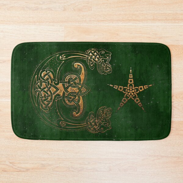 Item preview, Forest and Gold Celtic designed and sold by bohemianbound.