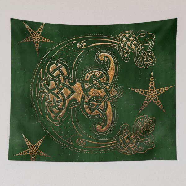 Item preview, Forest and Gold Celtic designed and sold by bohemianbound.