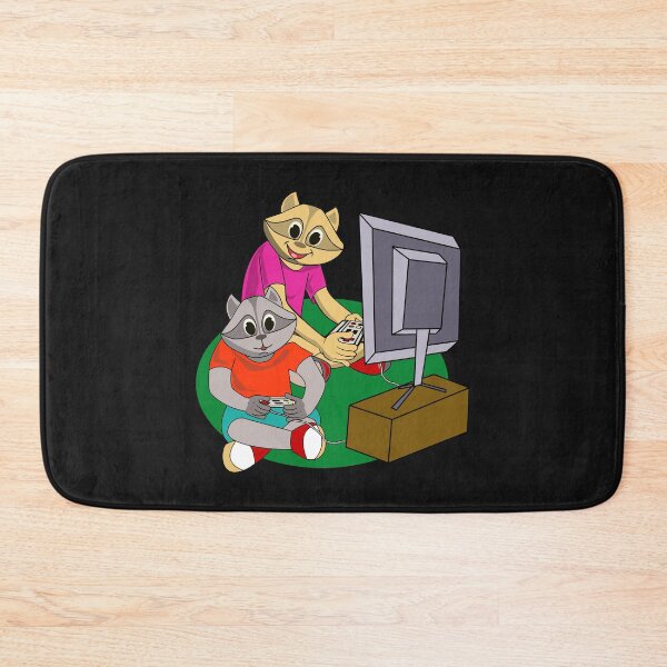 Item preview, raccoon video game gamers gamer console shirt designed and sold by eiwo87.