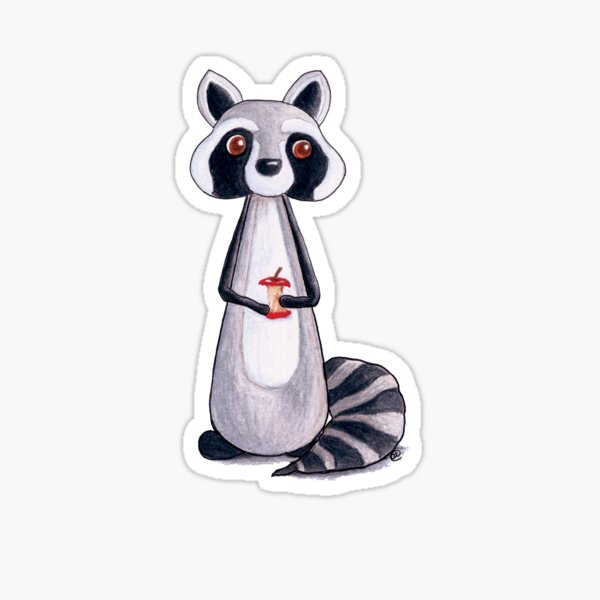 Raccoon Sticker