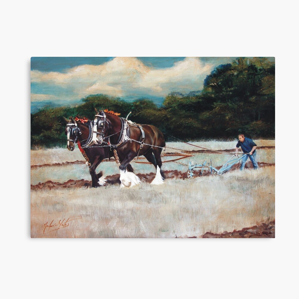 A Day at Spernall Canvas Print