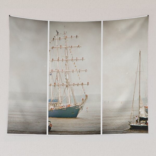 Item preview, Sail Boat Triptych designed and sold by Yannik Hay.