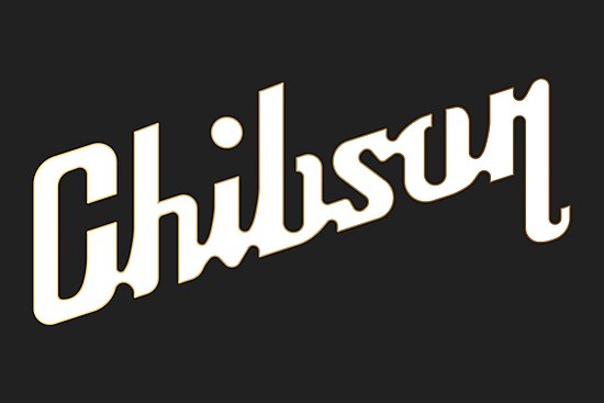 Chibson Guitars Logo" Photographic Print by Runesilver | Redbubble