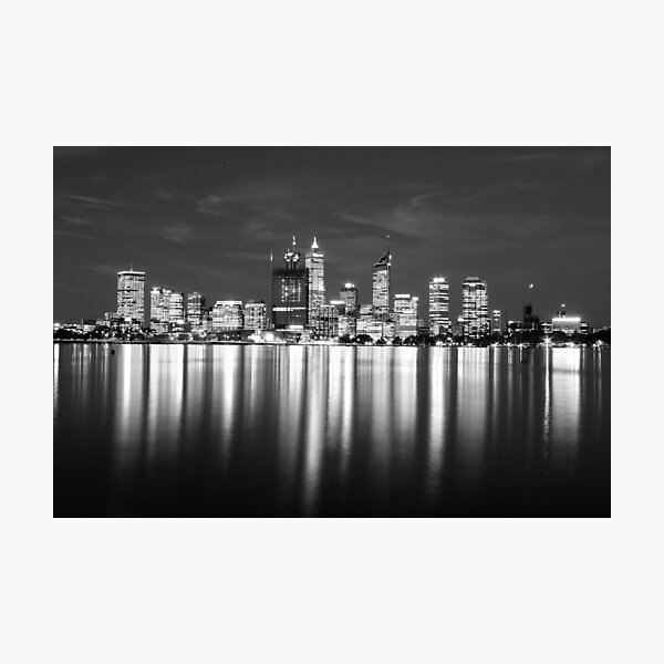Perth City Reflections Photographic Print