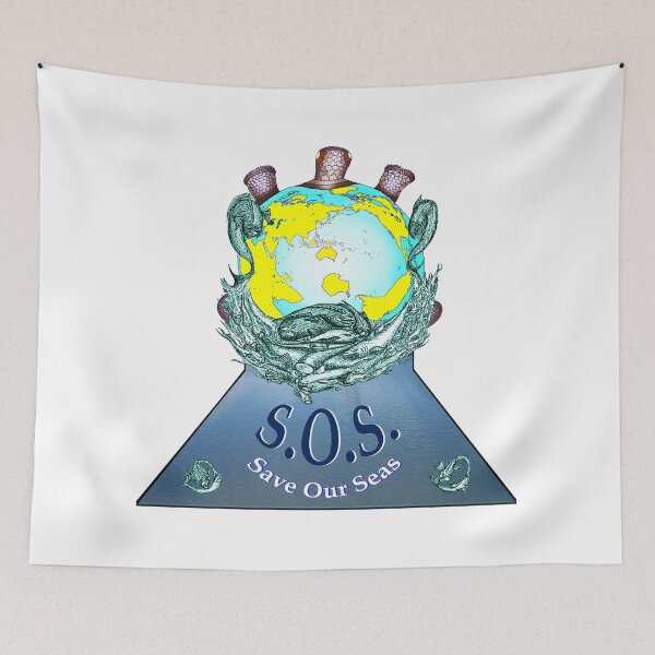 Item preview, S.O.S. Save Our Seas designed and sold by davidfraser.