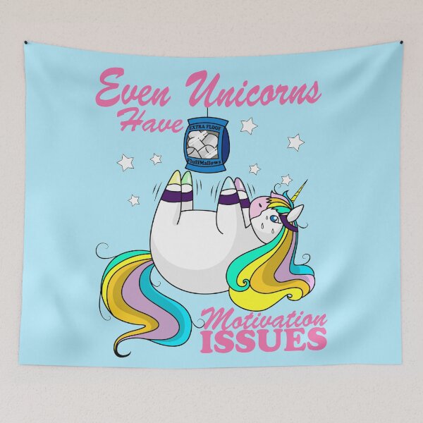 Item preview, Even Unicorns Have Motivation Problems designed and sold by Crystellia.
