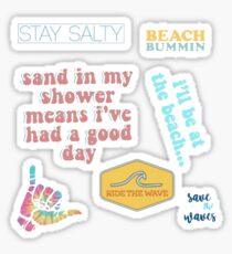 beach stickers redbubble