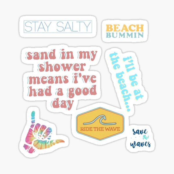 beach sticker pack Sticker