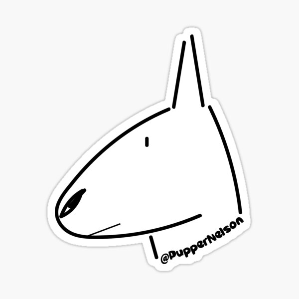 Item preview, @PupperNelson: Minimalist Pup designed and sold by PupperNelson.