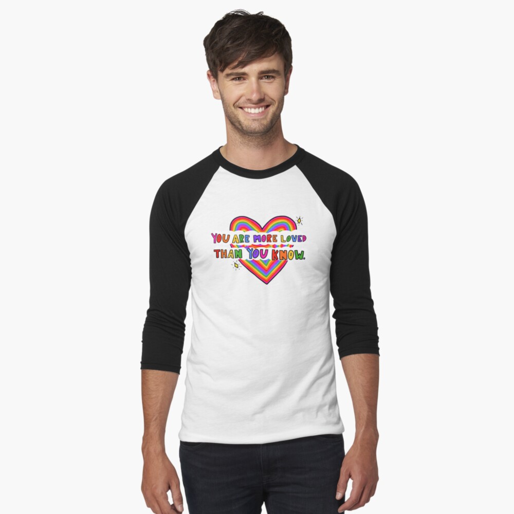 Artikel-Vorschau von Baseballshirt mit 3/4-Arm, designt und verkauft von crystaldraws.