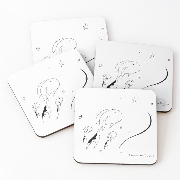 Item preview, Space Fishes in Space designed and sold by Adventures Are Dangerous.