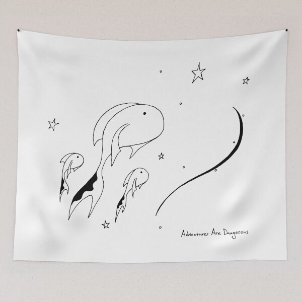 Item preview, Space Fishes in Space designed and sold by Adventures Are Dangerous.