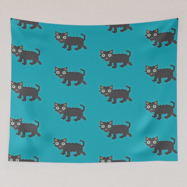 Item preview, Black cat pattern designed and sold by wagnerps.
