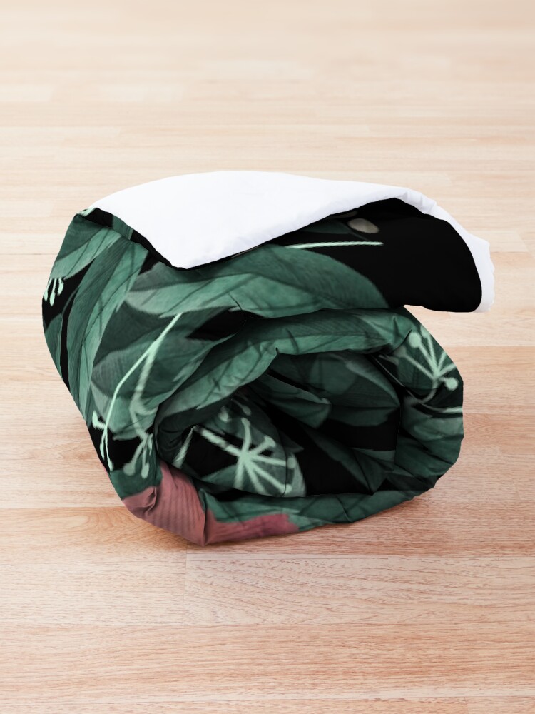 Alternate view of Butterfly Garden (Tabby Cat Version) Comforter