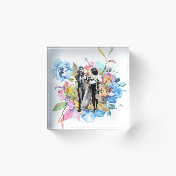 Marsha & Sylvia Acrylic Block