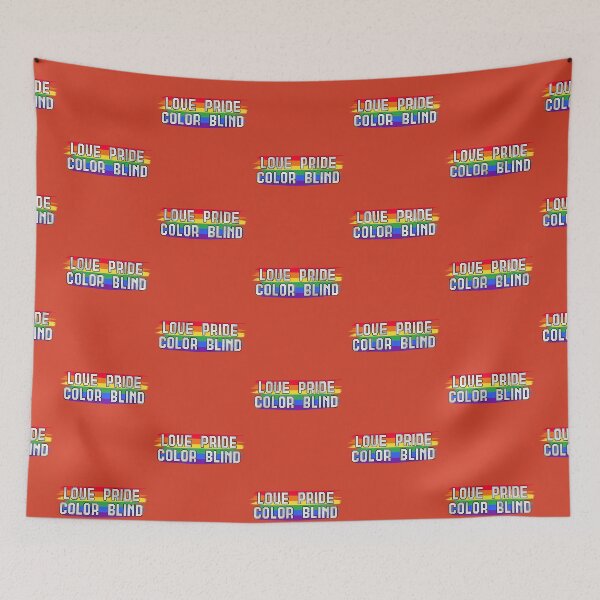 Item preview, GAY PRIDE T-SHIRTS! LOVE GAY PRIDE COLOR BLIND T-SHIRT designed and sold by BrandNewTeez.