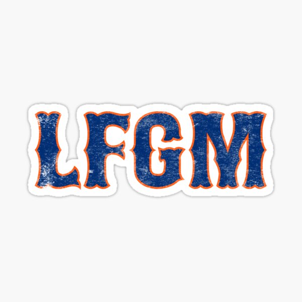 LFGM Let's Go Mets Sticker for Sale by SmithDigital