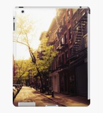 Sunlit Street - Greenwich Village - New York City iPad Case/Skin